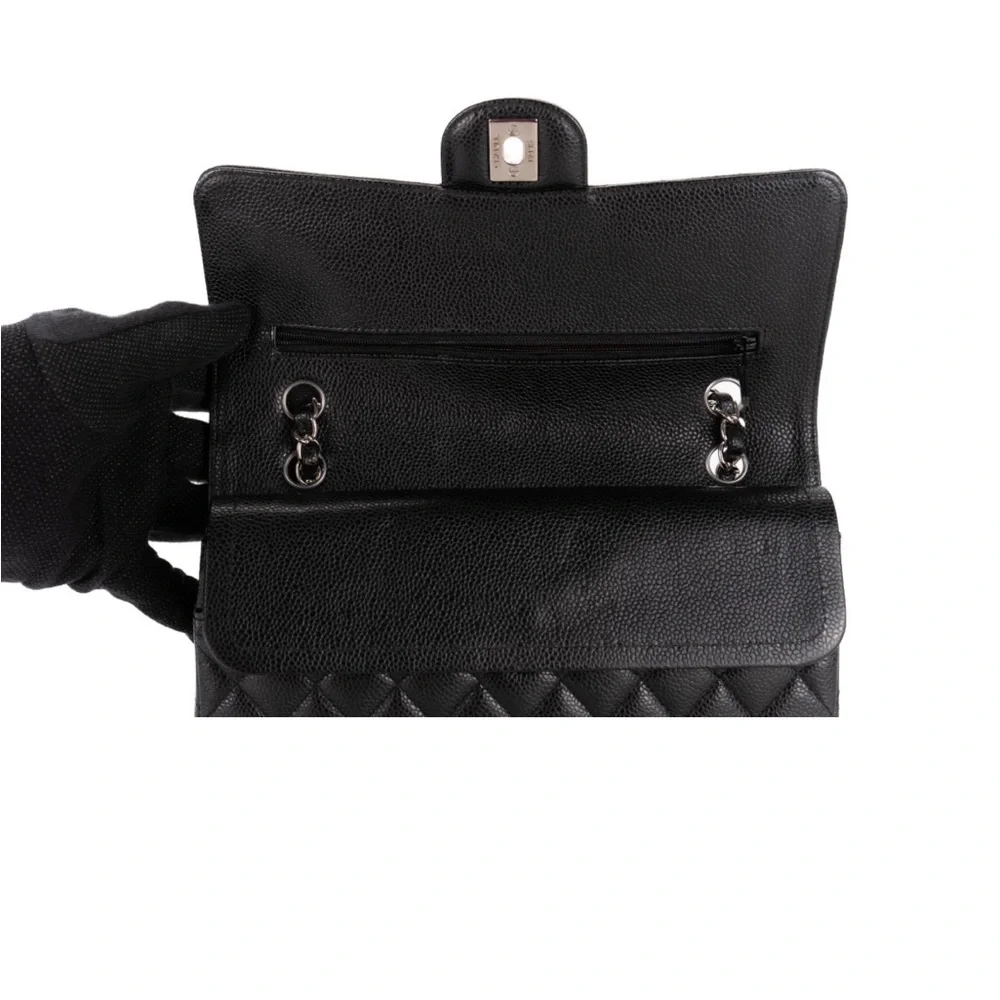 Chanel Medium Classic Flap with Silver Hardware- Used - Picture 10 of 13